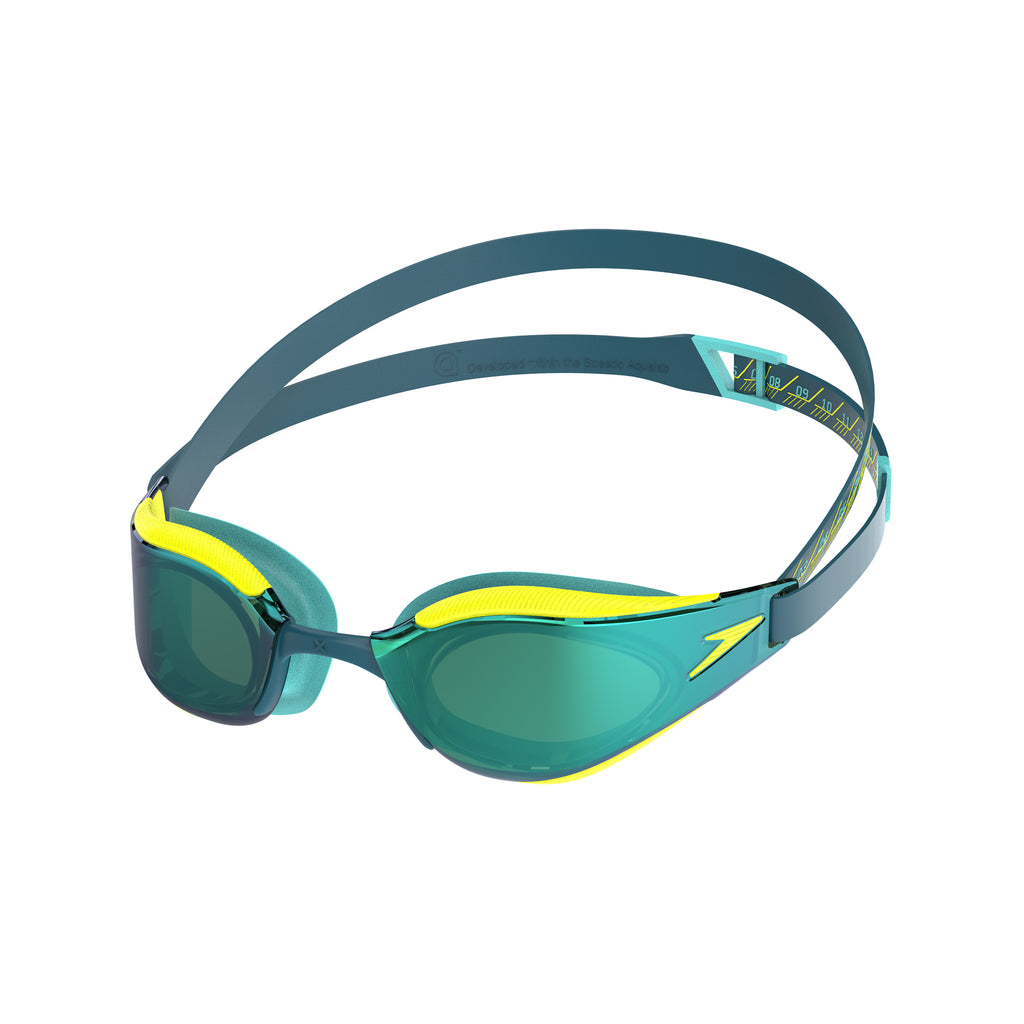 Speedo Fastskin Hyper Elite Mirrored Goggles hyper yellow