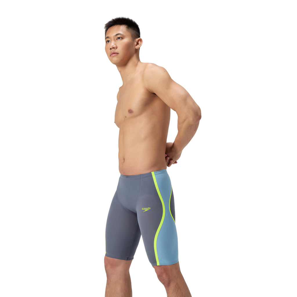 Speedo LZR Intent High Waist Jammer 2.0 Grey/Blue front