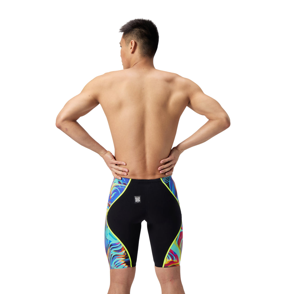 Speedo LZR Intent High Waist Jammer 2.0 Molten/Black back
