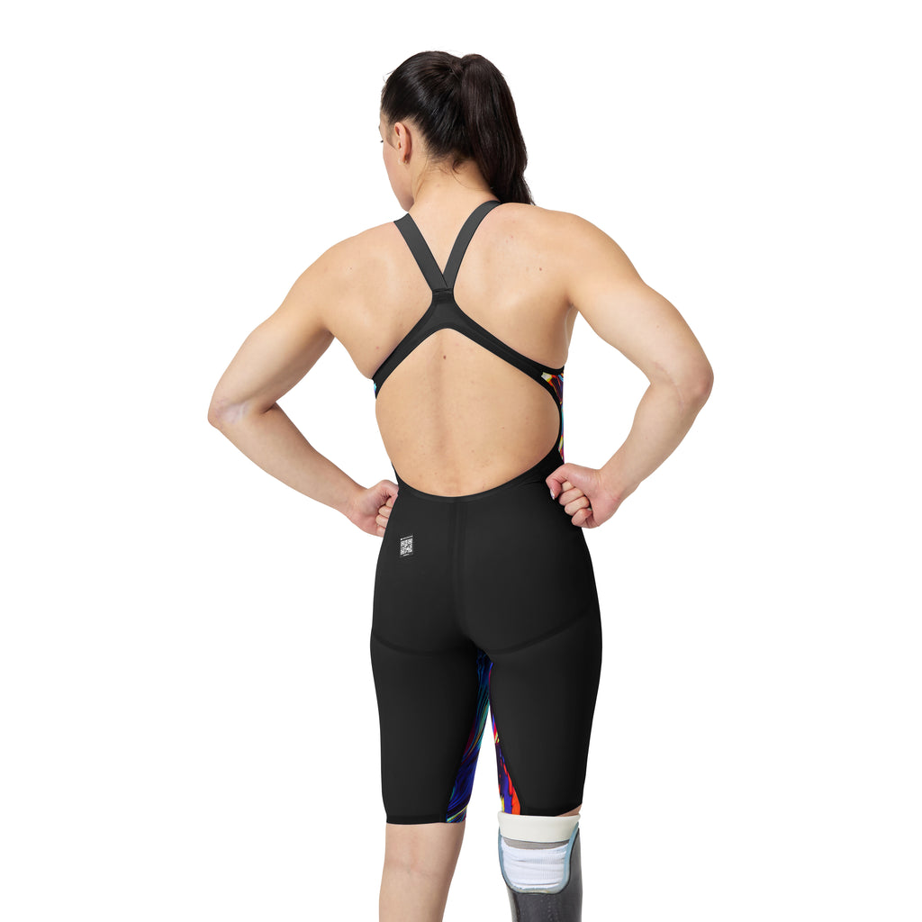 Speedo LZR Valor Open Back 2.0 Molten/Black back