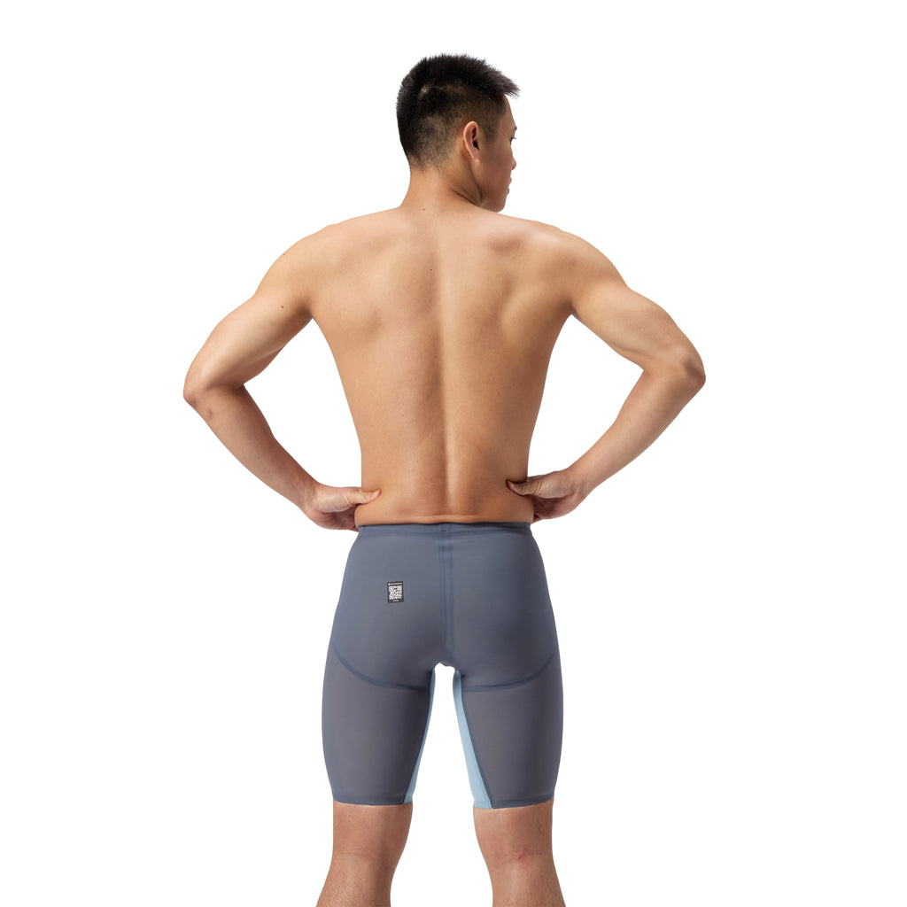 Speedo LZR Valor High Waist Jammer 2.0 Grey/Blue back