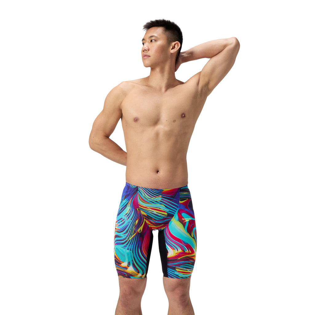 Speedo LZR Valor High Waist Jammer 2.0 Molten/Black front