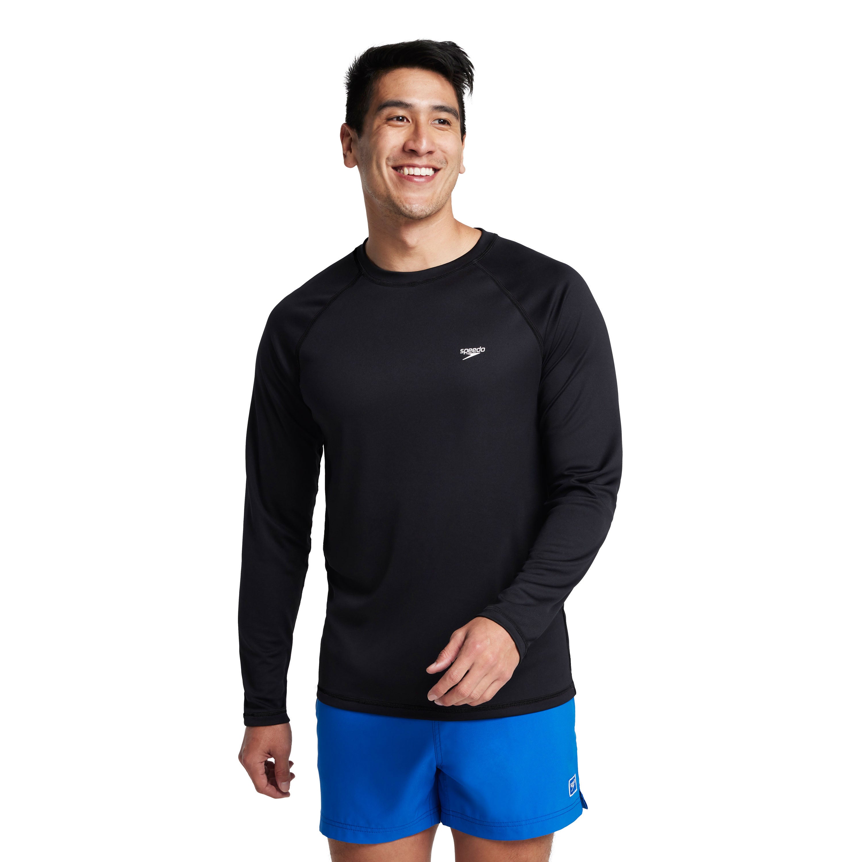 Speedo Easy Long Sleeve Swim Shirt Black XL