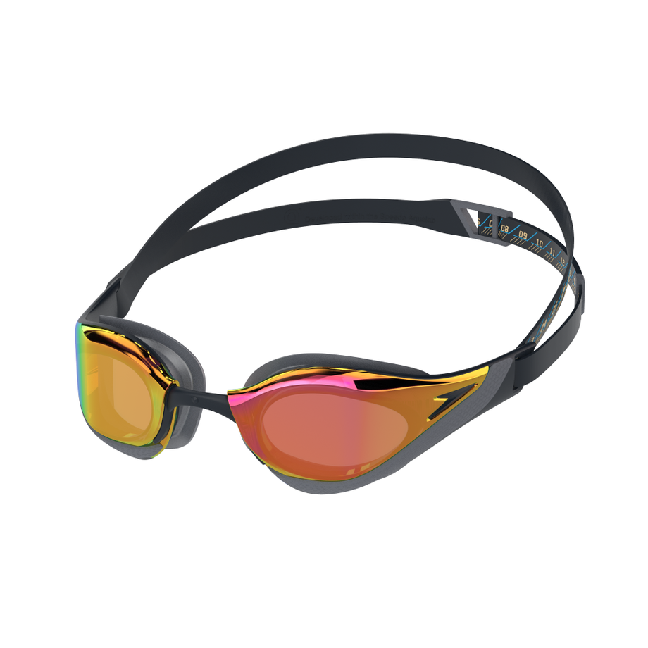 Speedo Fastskin Pure Focus Mirrored Goggle Red/Cobalt/White
