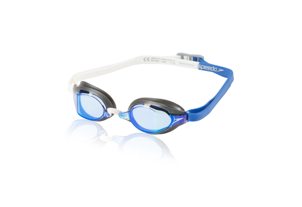 Speedo Speed Socket 2.0 Mirrored Goggle blue white