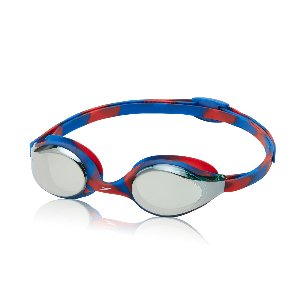 Speedo Hyper Flyer Mirrored Goggle red blue