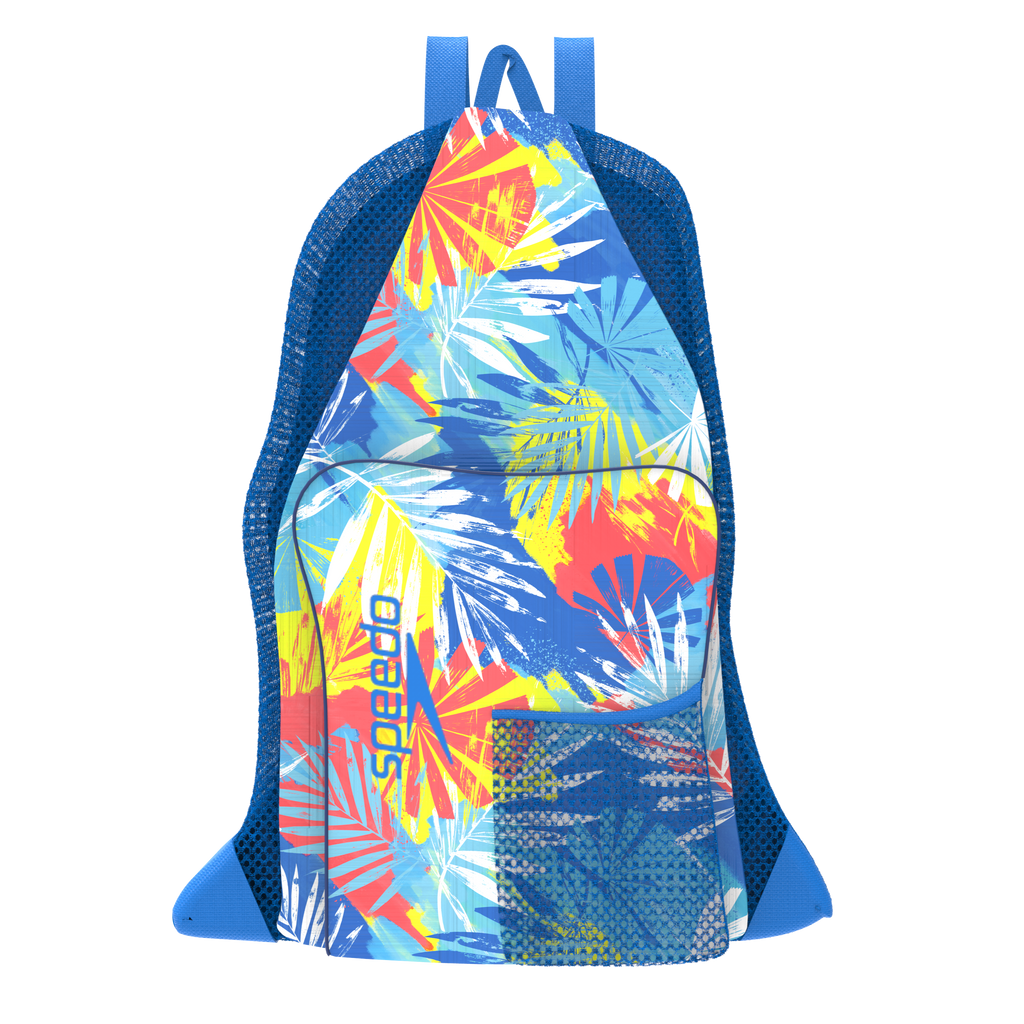 Speedo Printed Deluxe Ventilator punch blue