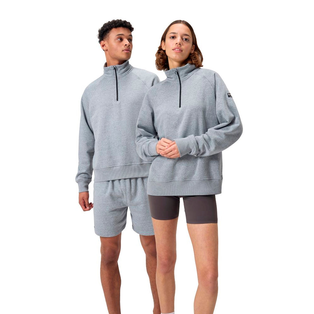 Speedo 1/4 Zip Fleece Pullover heather grey