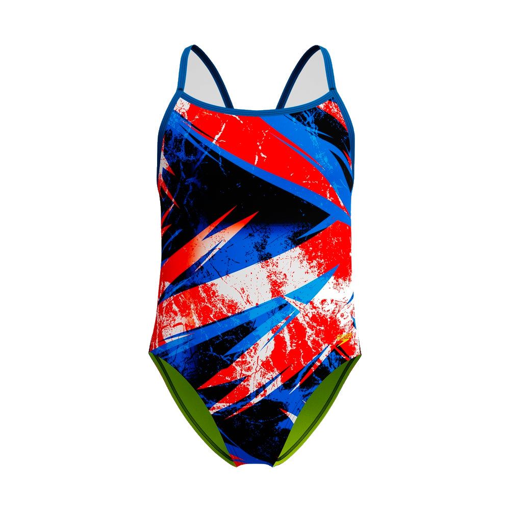 Speedo Bolted Flyback red white blue