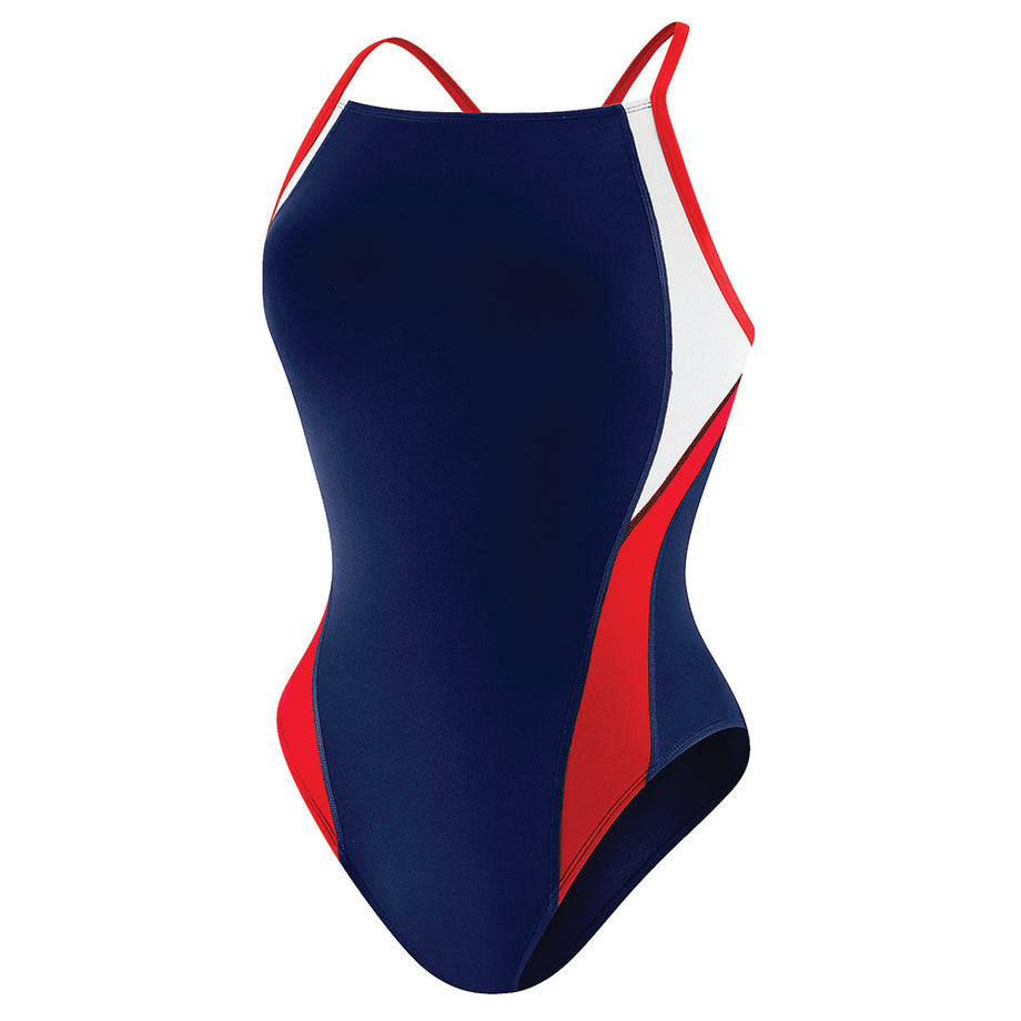 y*5様 Speedo 競泳用水着 赤・白・青 Speedo Youth Launch Splice Crossback – Elsmore Swim Shop