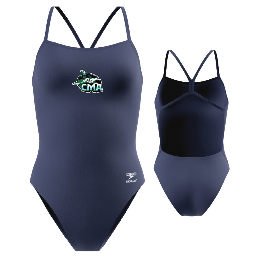Central MN Speedo Solid EnduranceX V-Back 2.0