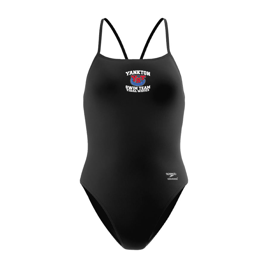 YST * Speedo Solid EnduranceX Turnback * thin straps * sizes 18-42