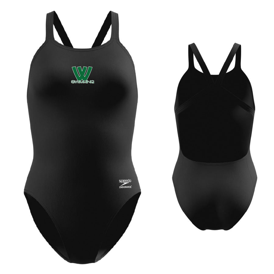 Wawasee Warriors Speedo Solid EnduranceX Leaderback