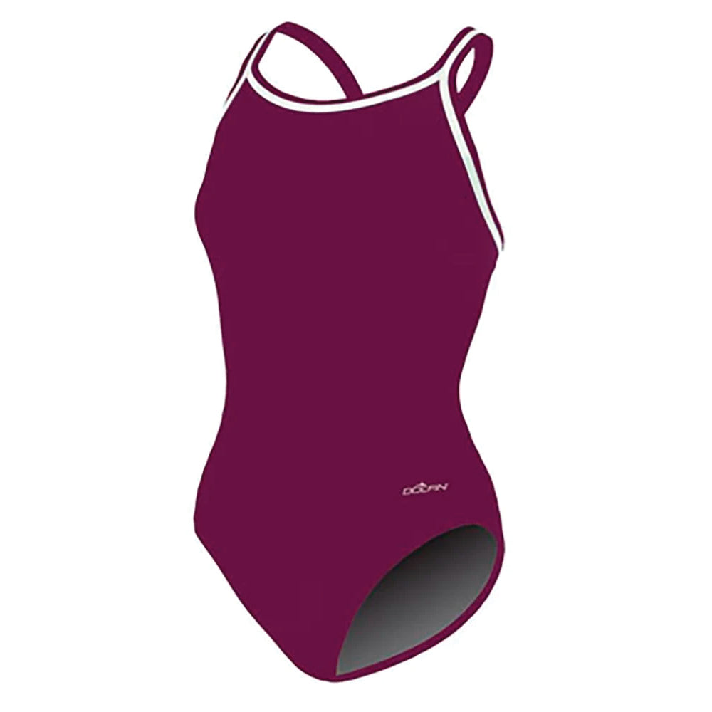 Dolfin Reliance Solid DBX Back maroon