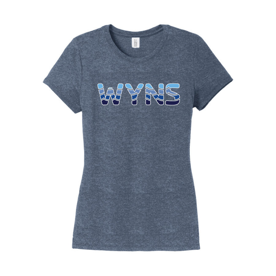 WYNS District Women's Perfect Tri Tee - Navy Frost