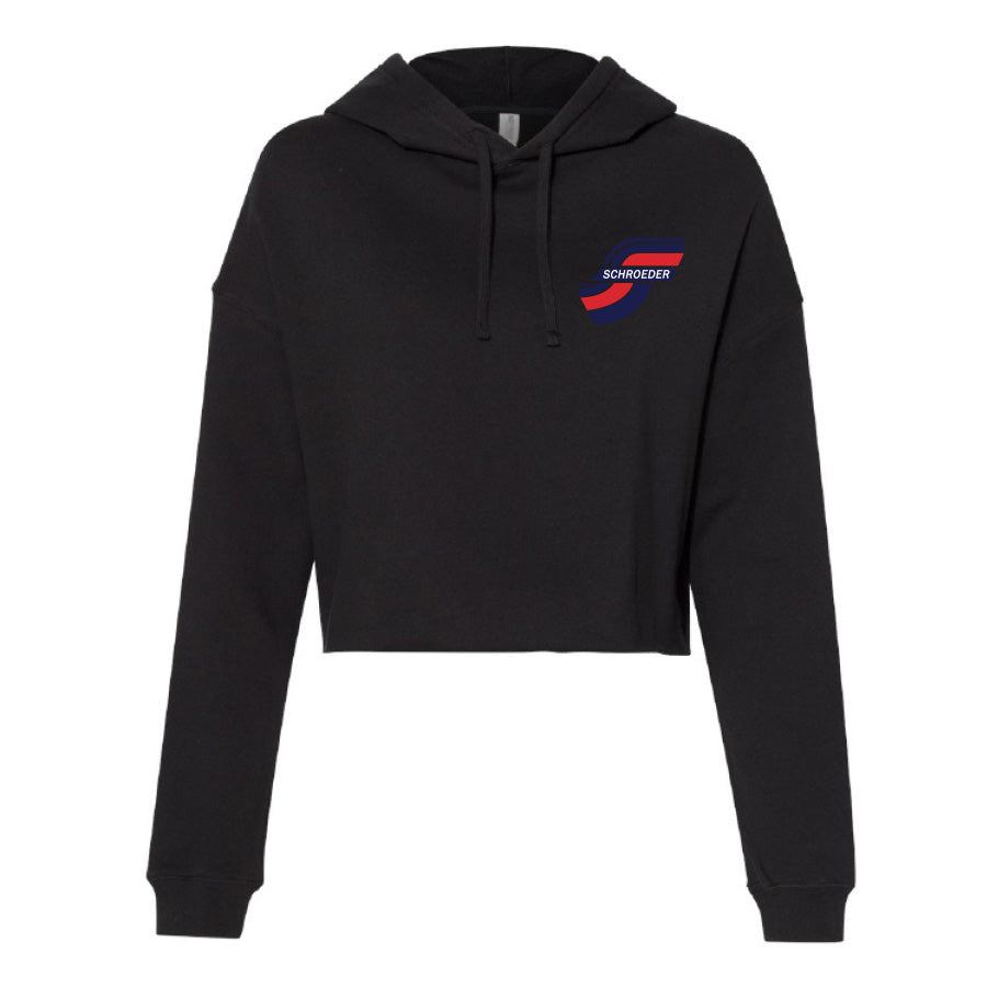 SSTY Women's Light Cropped Hooded Sweatshirt