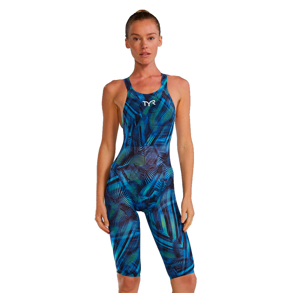TYR Avictor Helux Open Back blue green front