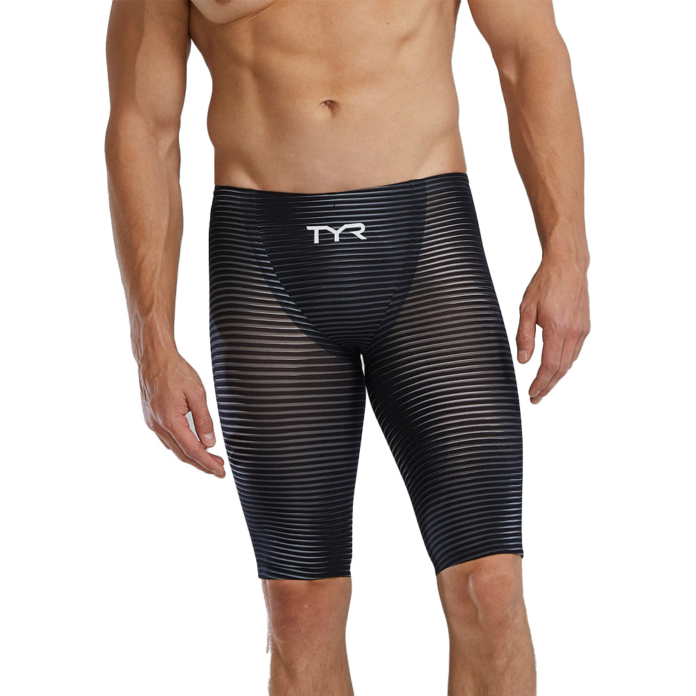 TYR Avictor Luminis High Waist Jammer titanium front