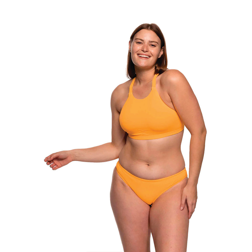 Jolyn Solid Andy Bikini Bottom mango