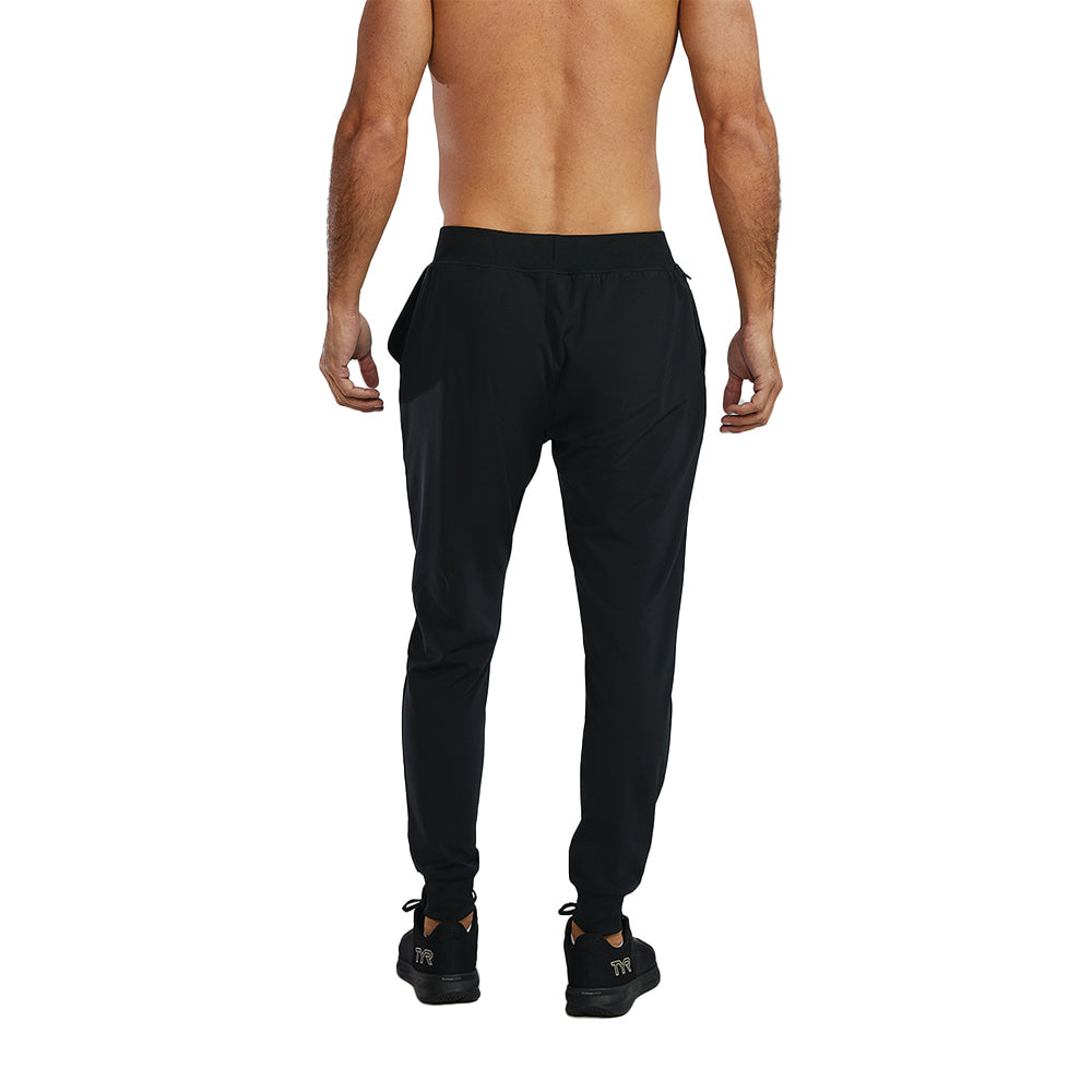 TYR Men's Tech Jogger black back
