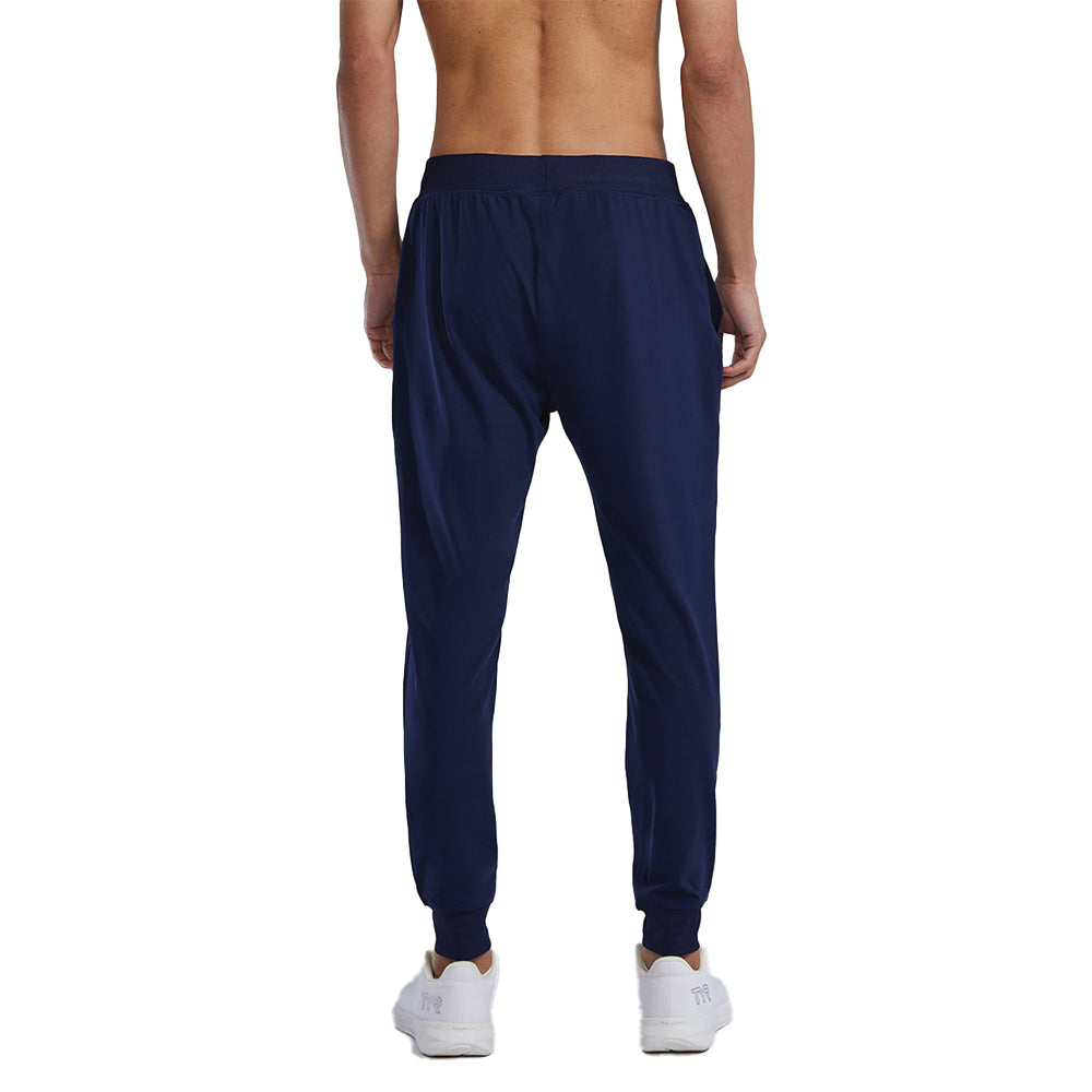 TYR Men's Tech Jogger navy back