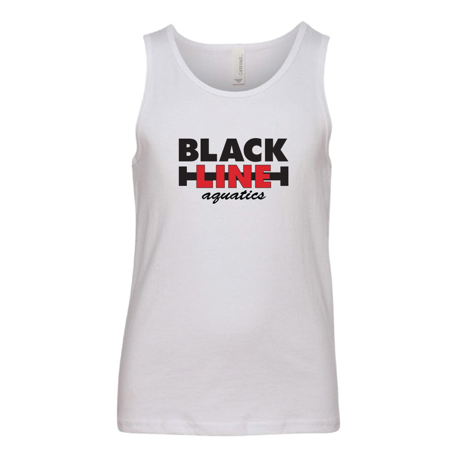 Blackline Youth Jersey Tank - White
