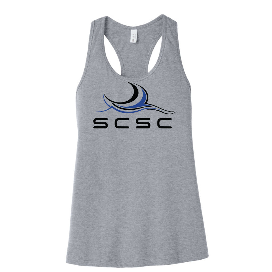 SCSC 2026 Women's Jersey Racerback Tank - Athletic Heather