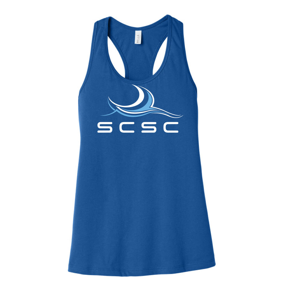 SCSC 2026 Women's Jersey Racerback Tank - True Royal