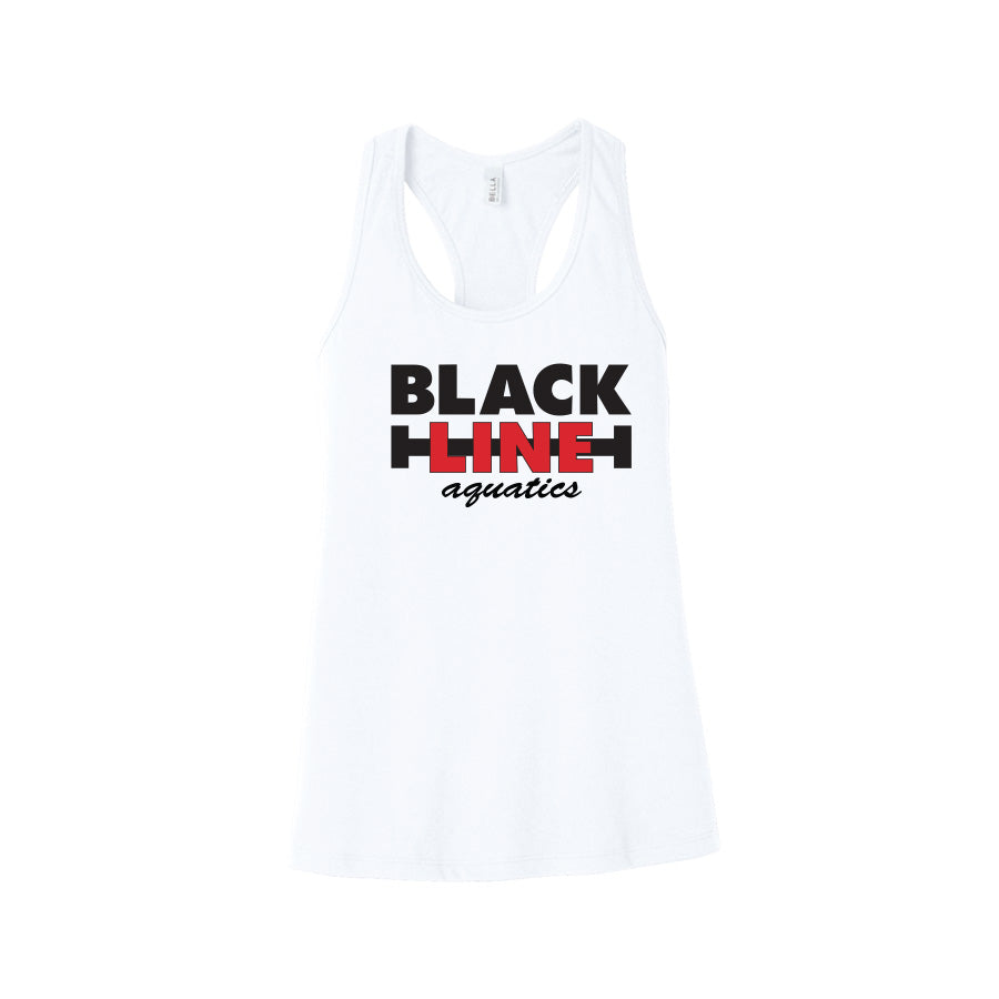 Blackline Women's Jersey Racerback Tank - White