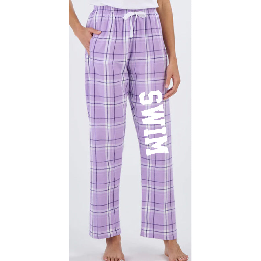 2025 Haley Flannel Swim Pants lavender