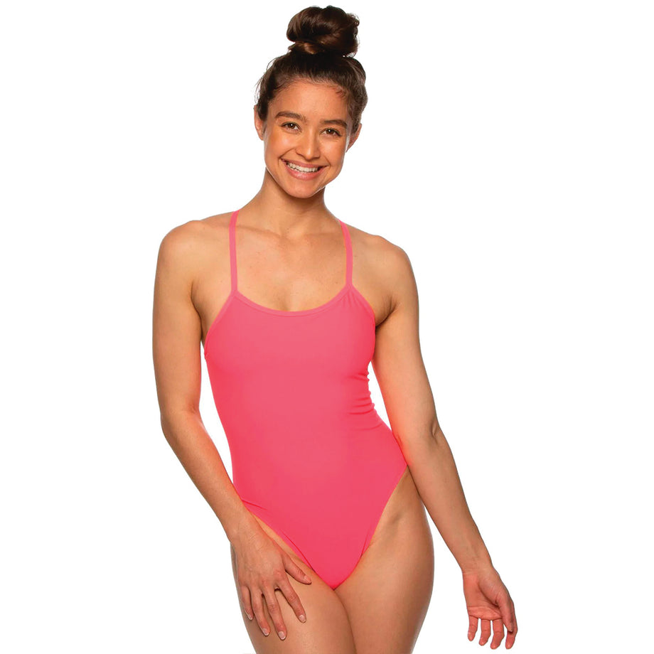 Jolyn Brandon Hot Pink Onesie – Elsmore Swim Shop