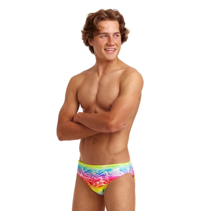 Funky Trunk Boy's Brief multi front