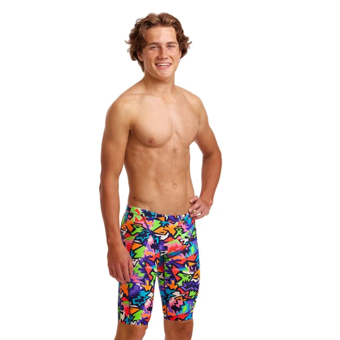 Funky Trunk Boy's Jammer multi front