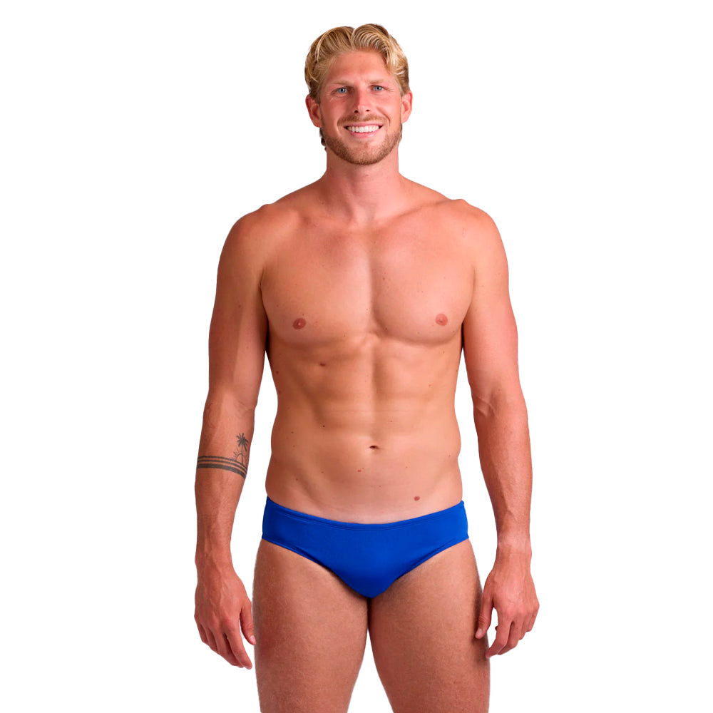 Jolyn Brolyn Solid Brief blueberry front
