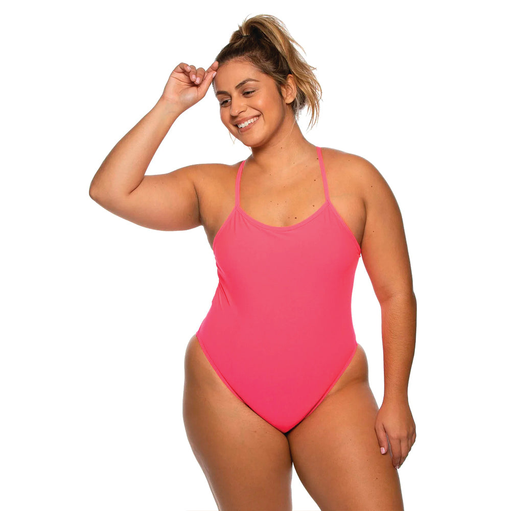Jolyn Chevy Hot Pink Onesie front
