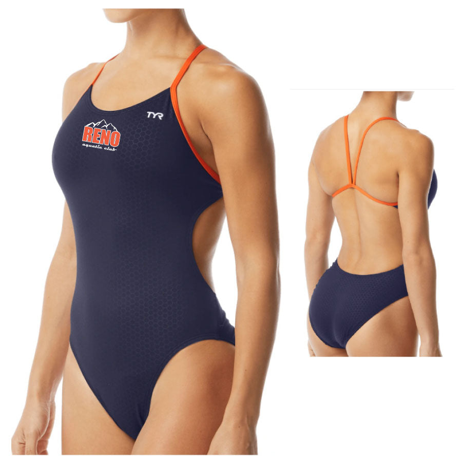 RENO - HEXA CUTOUTFIT NAVY/ORANGE