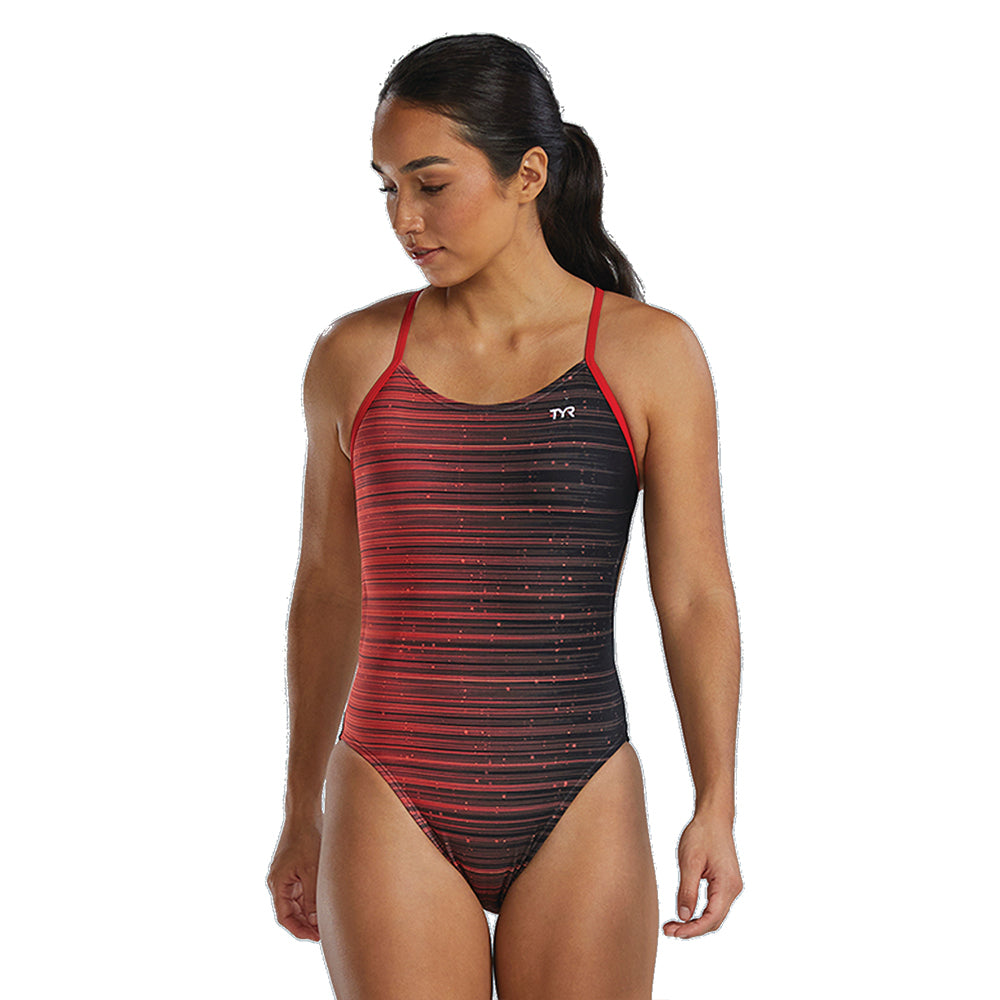 TYR Speedwarp Cutoutfit red front