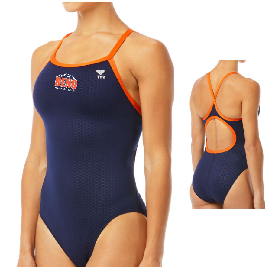 RENO - HEXA DIAMONDFIT NAVY/ORANGE