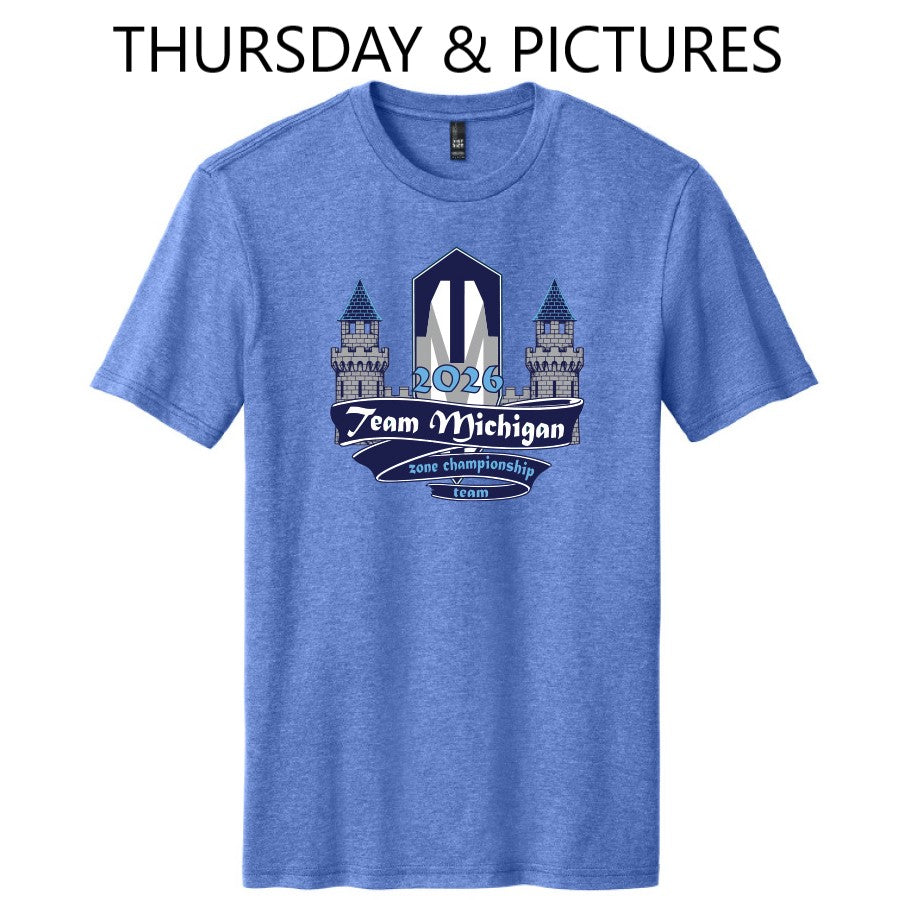 *REQUIRED* Team Michigan Youth Perfect Blend CVC Tee