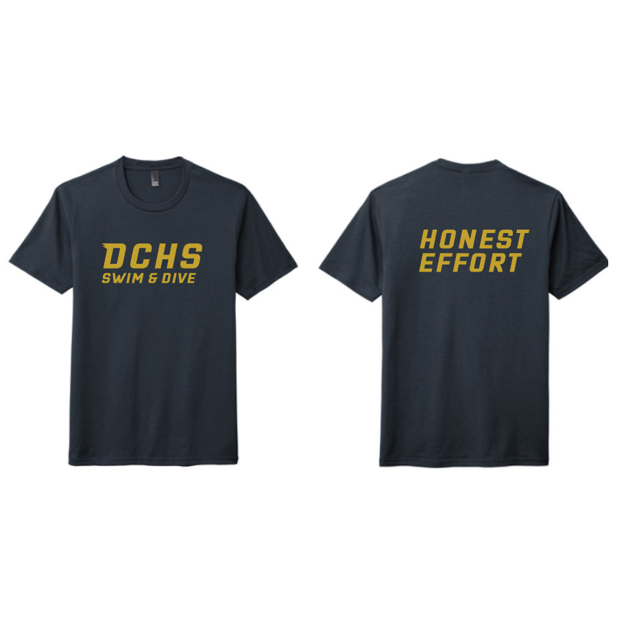 Decatur Perfect Tri Tee - NEW NAVY