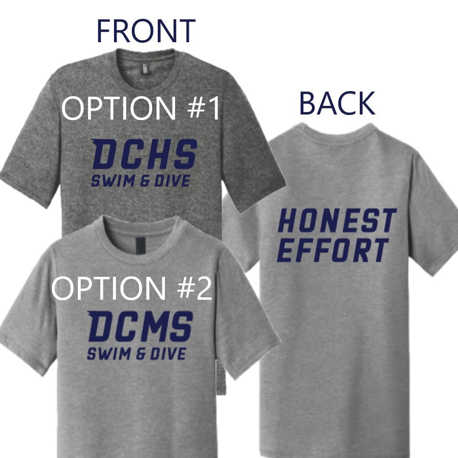 DECATUR PERFECT TRI TEE GREY FROST