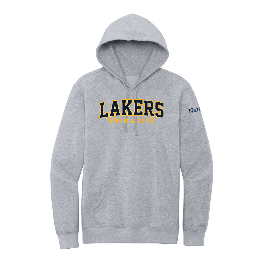Prior Lake Girls 2026 Fleece Fan Hoodie - Light Heather Grey