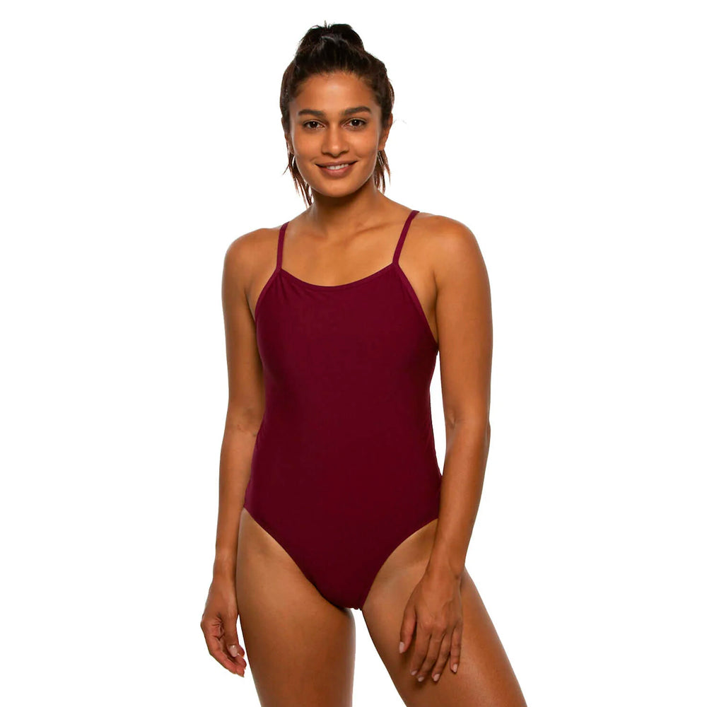 Jolyn Devon Cabernet Onesie front