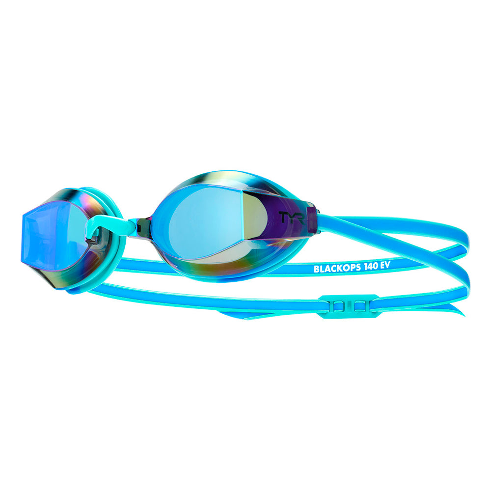 TYR Blackops 140 EV Racing Junior Mirrored blue/turquoise