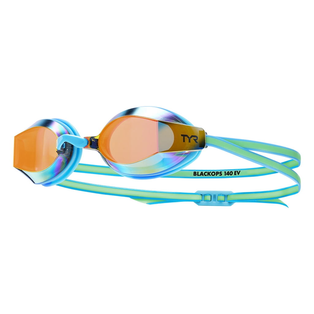 TYR Blackops 140 EV Racing Junior Mirrored orange green