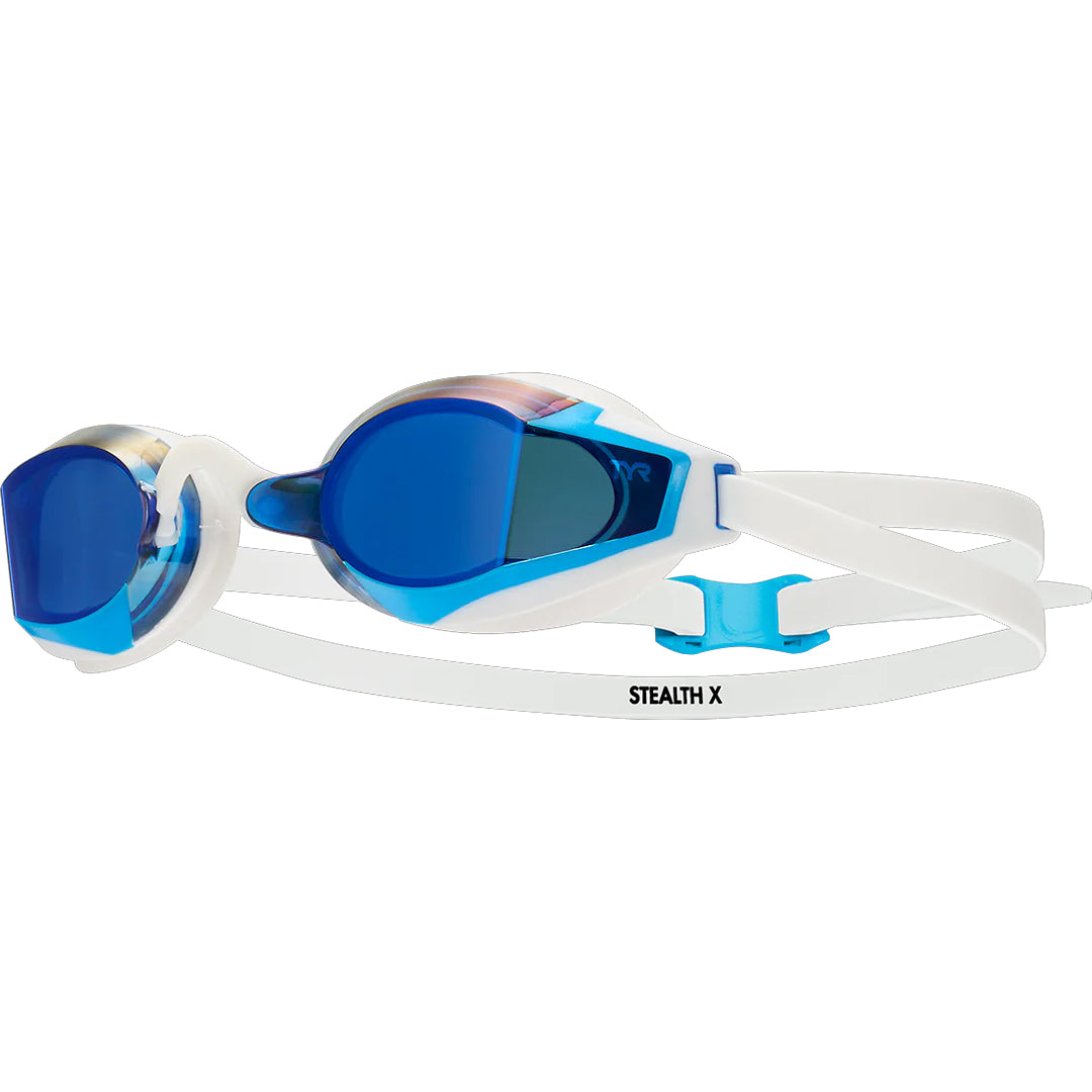 TYR Stealth-X Mirrored Goggle blue/white