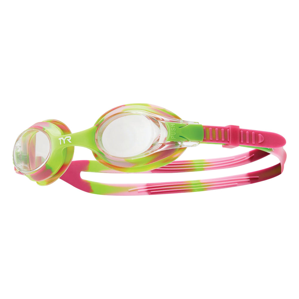 TYR Swimple Tie Dye Goggle raspberry green