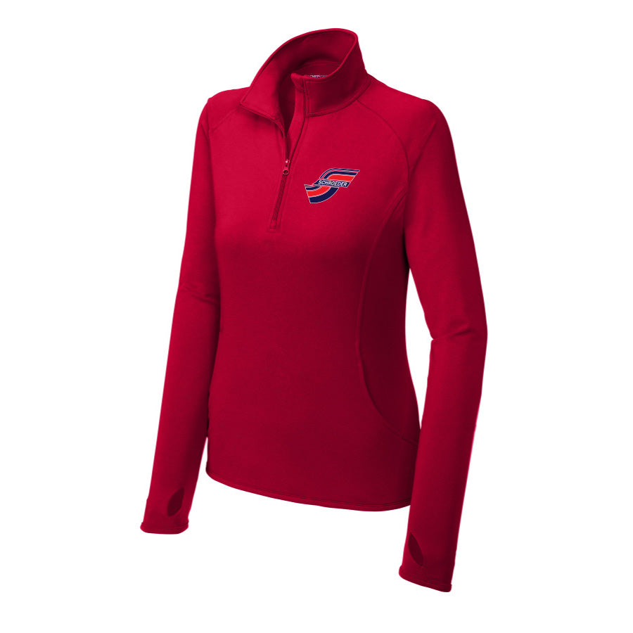 SSTY Women's Sport-Wick Stretch 1/4 Zip Pullover