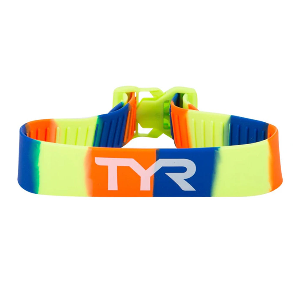 TYR Training Pull Strap yellow blue
