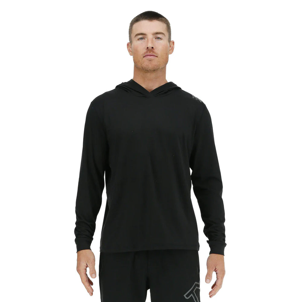 TYR Men's Performance Tech Hoodie black